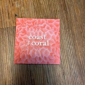 ColourPop Coast to Coral palette